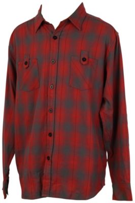 Men's Leucadia Long Sleeve Shirt - Red Patterned