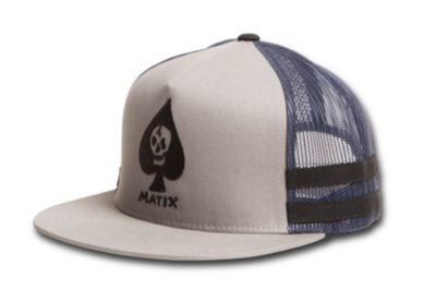 Men's Deathcard Trucker Hat - Gray