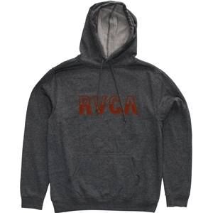 Men's Vintage RVCA Pullover Fleece - Charcoal