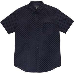 Men's Falling S/S Woven Shirt - Navy / Dark Blue