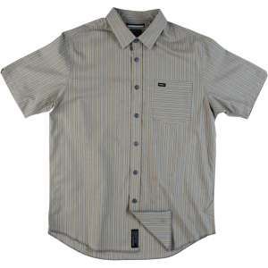 Men's Home Front S/S Woven Shirt - Light Green /  Lime
