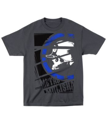 Men's Cropped Tee - Charcoal