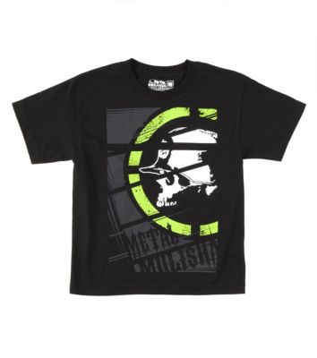 Boys' Cropped Tee - Black