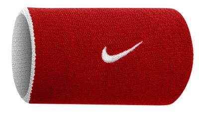 Home & Away Wristbands - White /  Red