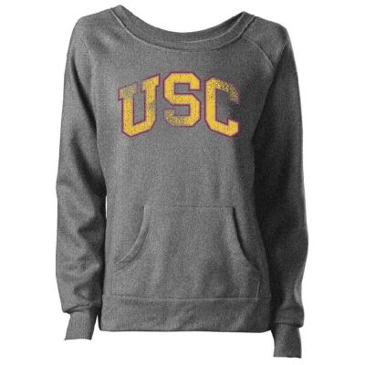Women's USC Cali Crew Fleece - Gray