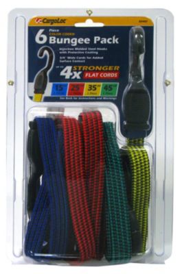 6 Pc. Flat Bungees
