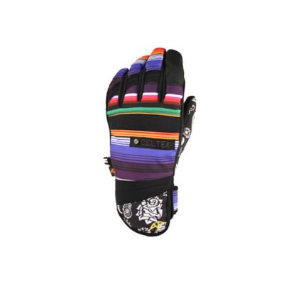 Men's Faded Glove - Black Patterned