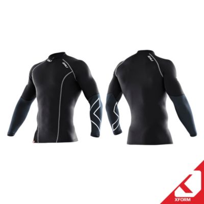 Men's Elite L/S Compression Top - Black