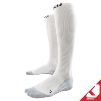 Men's Compression Race Sock - White