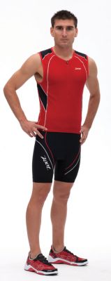 Men's Endurance Tri Mesh Top - Red