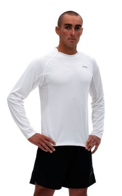 Men's Ultra Run LS Tech Tee - White