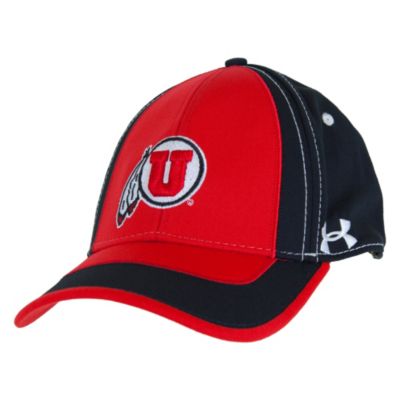 Men's Utah Sideline Stretch Fit Cap - Red