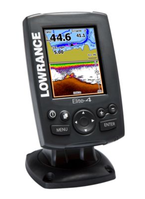 Elite-4 LED Color Fishfinder/GPS