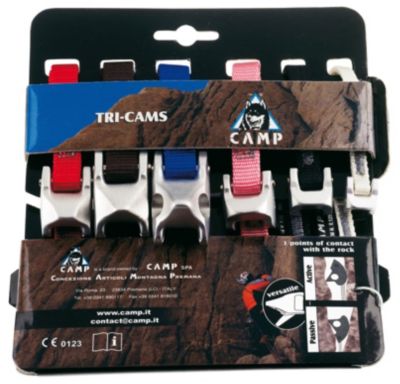 6-Piece Nylon Tricam Set - Sizes 0.125-2.0