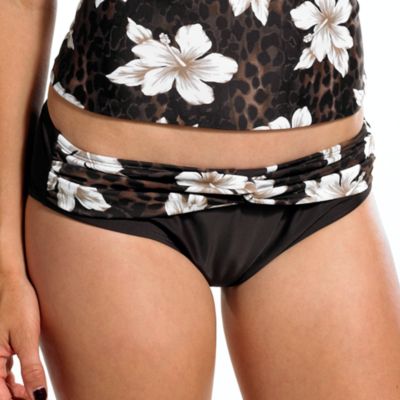 Women's Jungle Haze Twist Band Tiki - Brown Patterned