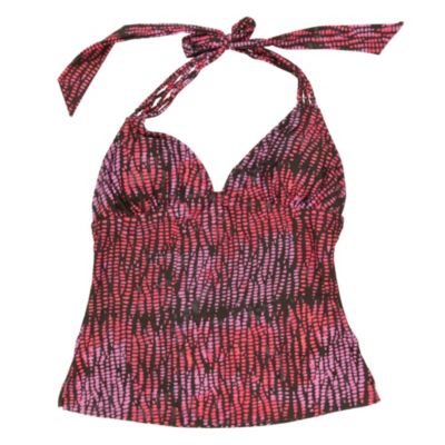 Women's Riviera Sun U-wire Halterkini Top - Pattern