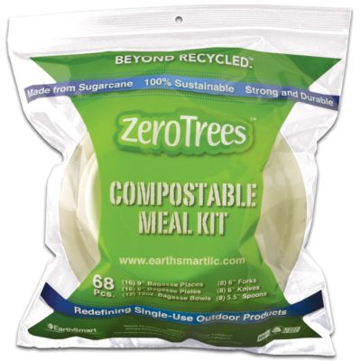 68-Piece Compostable Tableware Kit