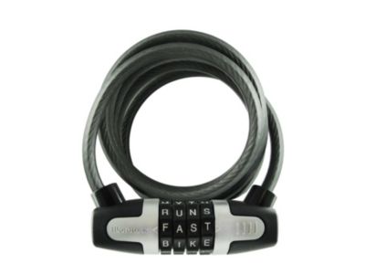 WLX 8mm 5ft Bike Lock - Black