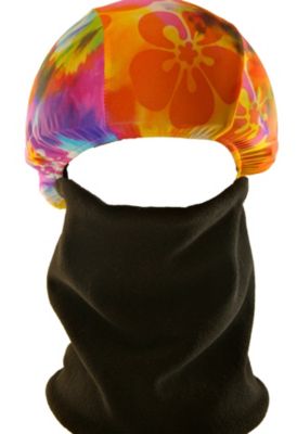 Helmet Cover/Mask, TieDye Floral