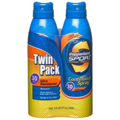 Sport Continuous Spray SPF 30 Sunscreen-Twin Pack