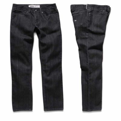 Men's K Slim Black Denim Pants - Black