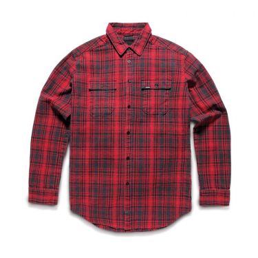 Men's Automatic L/S Woven - Red
