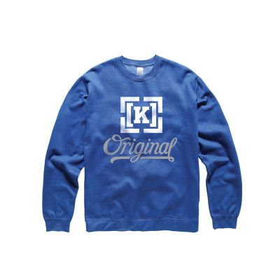 Men's Original 4 Crew Fleece Shirt - Royal Blue / Sapphire