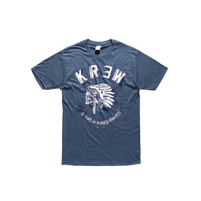 Men's Black Feather Heather Tee - Blue
