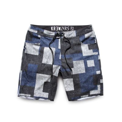 Men's Break Short - Blue Patterned