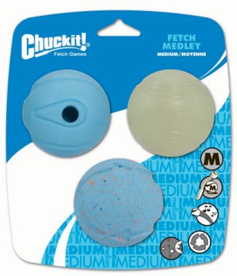 Fetch Medley Asst 3-pack, Medium