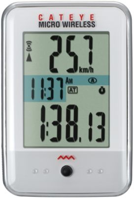 Micro Wireless Cycling Computer,White