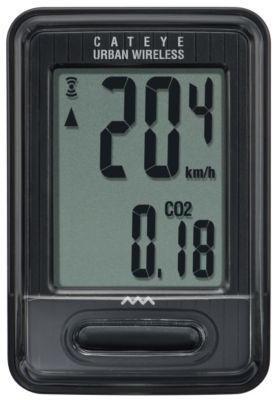 Urban Wireless Cycling Computer, Black