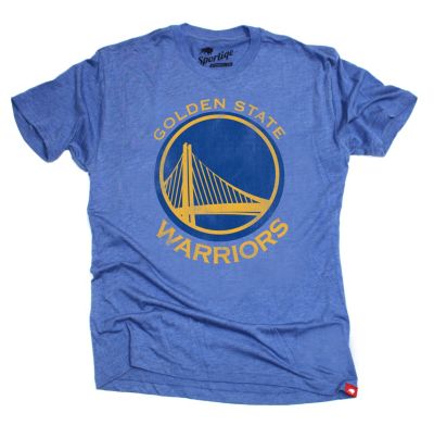 Men's Warriors Logo Comfy Tee - Royal Blue / Sapphire