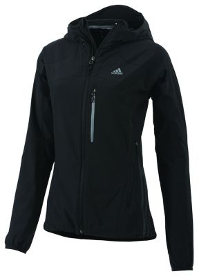 Women's Terrex Swift Light Hooded Soft Shell Jacket - Black