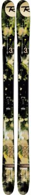 Men's 2013 S3 Skis Black Green Yellow