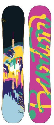 Women's 2013 Lip-Stick Snowboard 141 Blue Yellow
