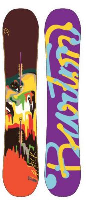 Women's 2013 Lip-Stick Snowboard 145 Orange Yellow