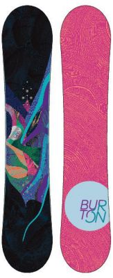 Women's 2013 Lux Snowboard 147 Black Blue Purple
