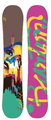 Women's 2013 Lip-Stick Snowboard 149 Green Yellow Brown