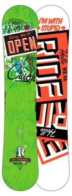 Men's 2013 Crush Wide Snowboard 153 Green