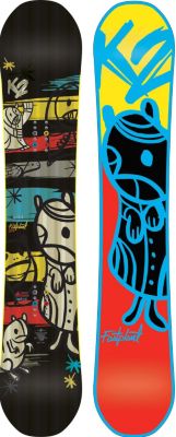 Men's 2013 Fastplant Snowboard 154 Black Blue Yellow