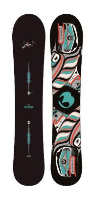 Men's 2013 Barracuda Snowboard 157 Black Green