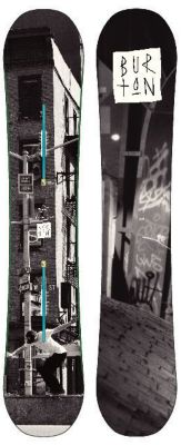 Men's 2013 Joystick Snowboard 157 White Gray Black