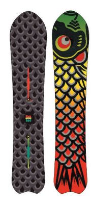 Men's 2013 Fish Snowboard 160 Black Rasta