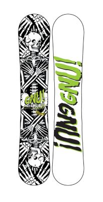 Men's 2013 Metal Guru EC2 BTX Snowboard 162 Black White