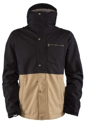 Men's 2013 Tanner Snowboard Jacket Black Canvas