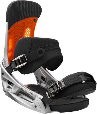 Men's 2013 Malavita EST Snowboard Bindings Silversmith Silver