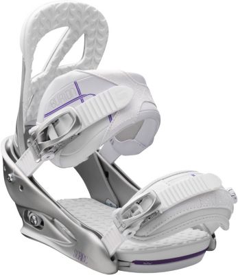 Women's 2013 Scribe Snowboard Bindings White Violet