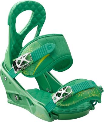 Women's 2013 Stiletto Snowboard Bindings Spring Green