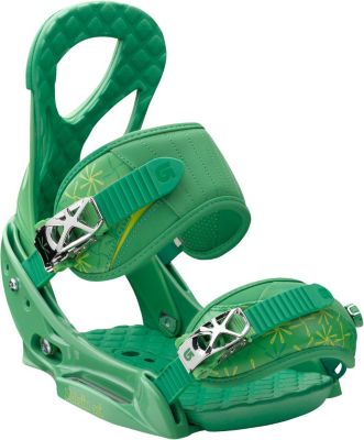 Women's 2013 Stiletto EST Snowboard Bindings Spring Green